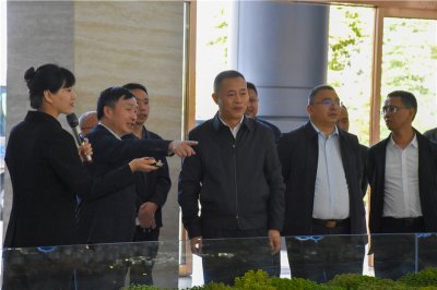 仁壽縣委書(shū)記王岳一行蒞臨川威調(diào)研
