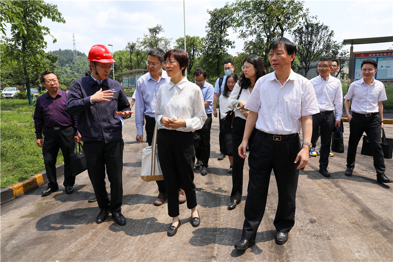 人民銀行成都分行副行長王江渝一行到川威調(diào)研(圖1)