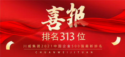 新突破！川威集團2021中國企業(yè)500強排名再創(chuàng)新高